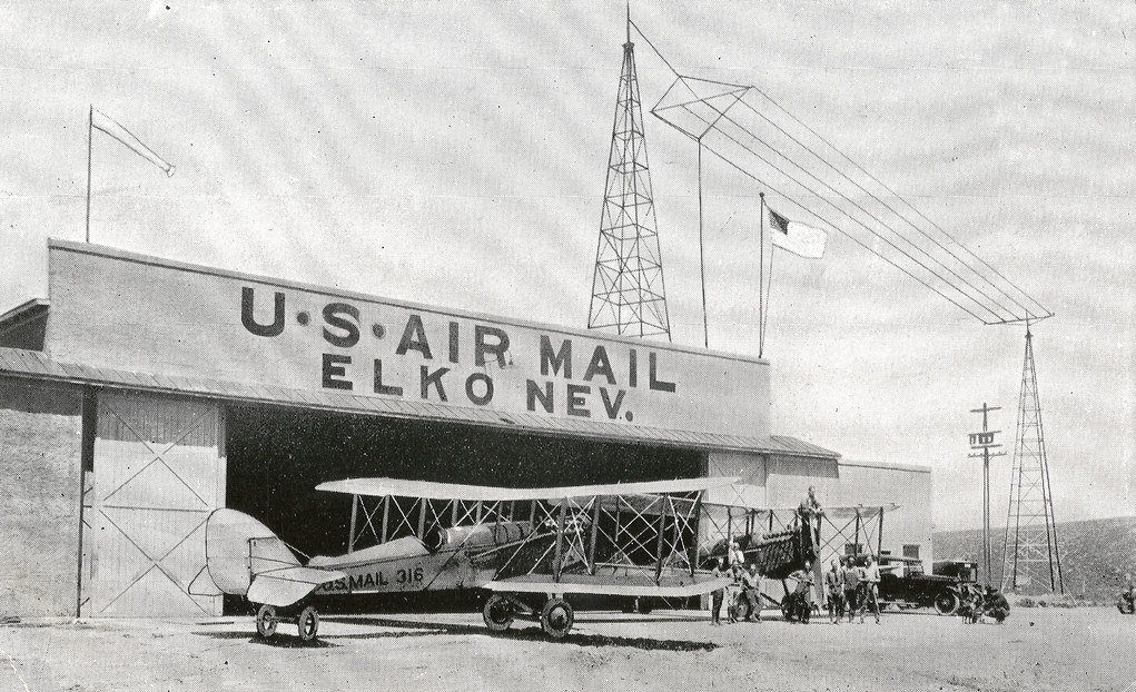 Airmail Planes at Elko, Nevada
