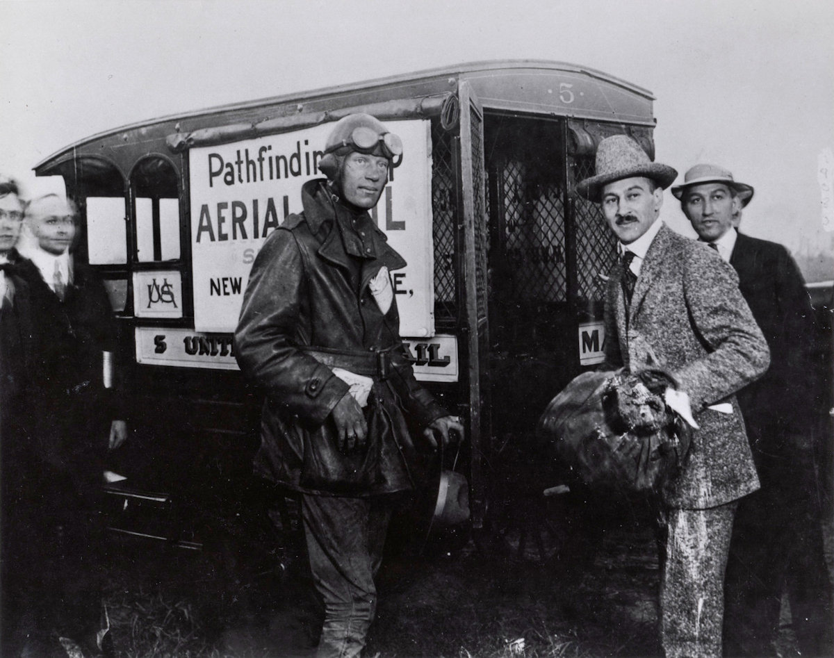 Airmail Pilot Max Miller and Benjamin Lipsner