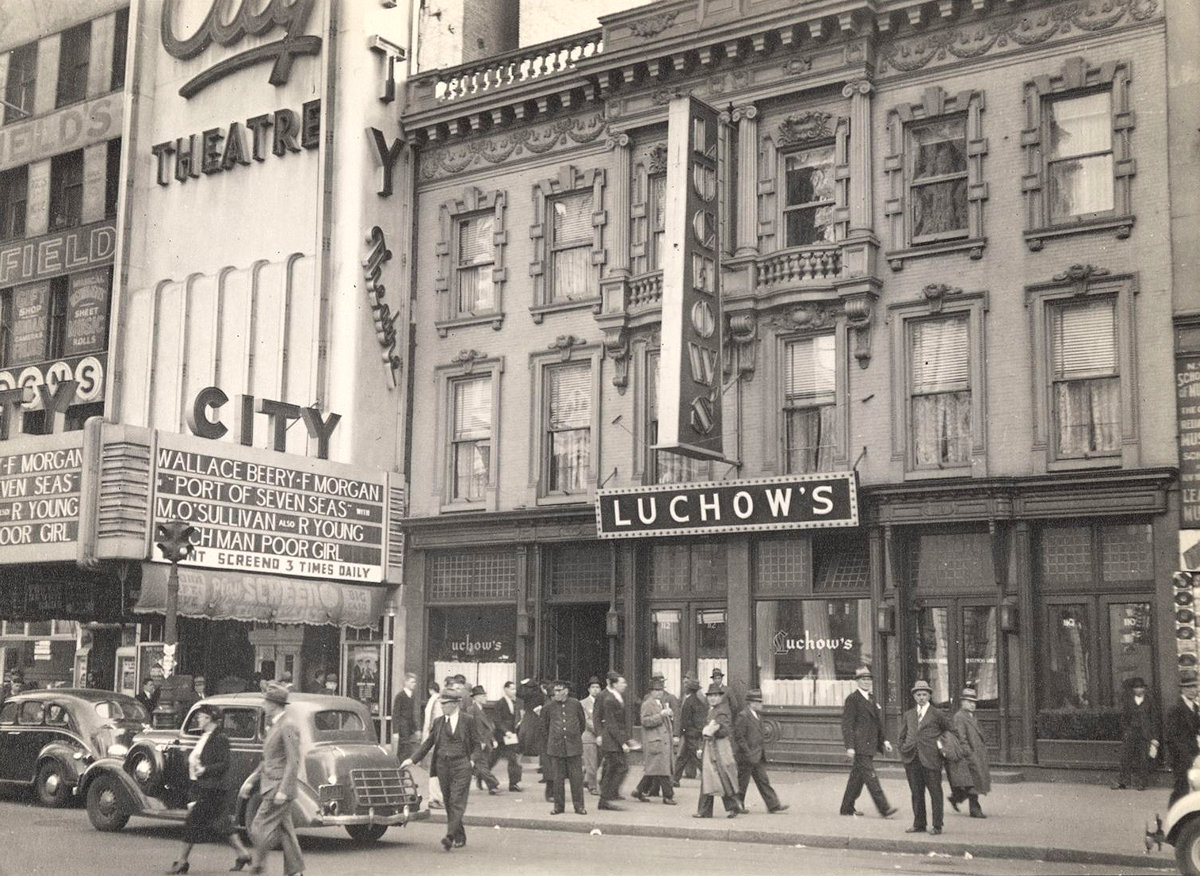 Luchow's Restaurant and City Theatre in East Village